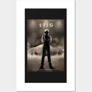 The Stig - Some sayhe can drive everything- Car Legends Posters and Art